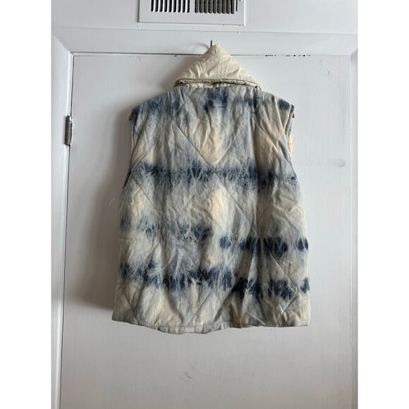 Free People Blue and Cream Vest - Picture 4 of 13